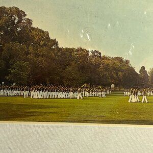 Vintage Matted Picture of Cadets on Review at Westpoint